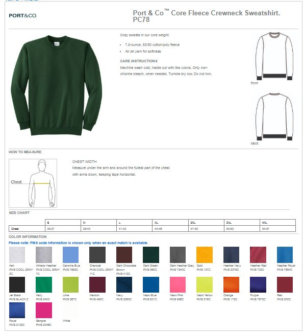 Woods Logo Crewneck