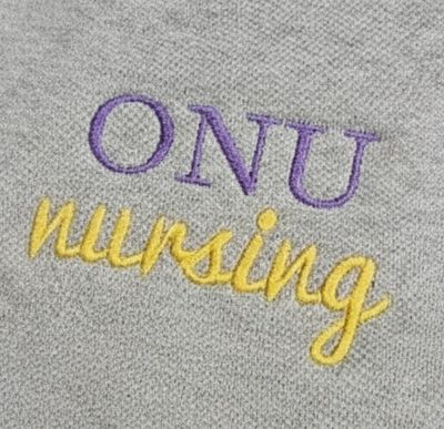 Olivet Nursing Fleece 1/4 Zip Sweatshirt with Embroidered Left Chest