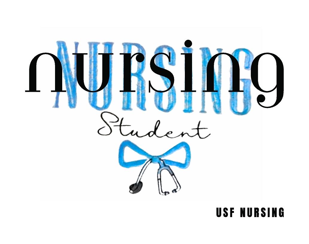 USF Nursing School Bow on White