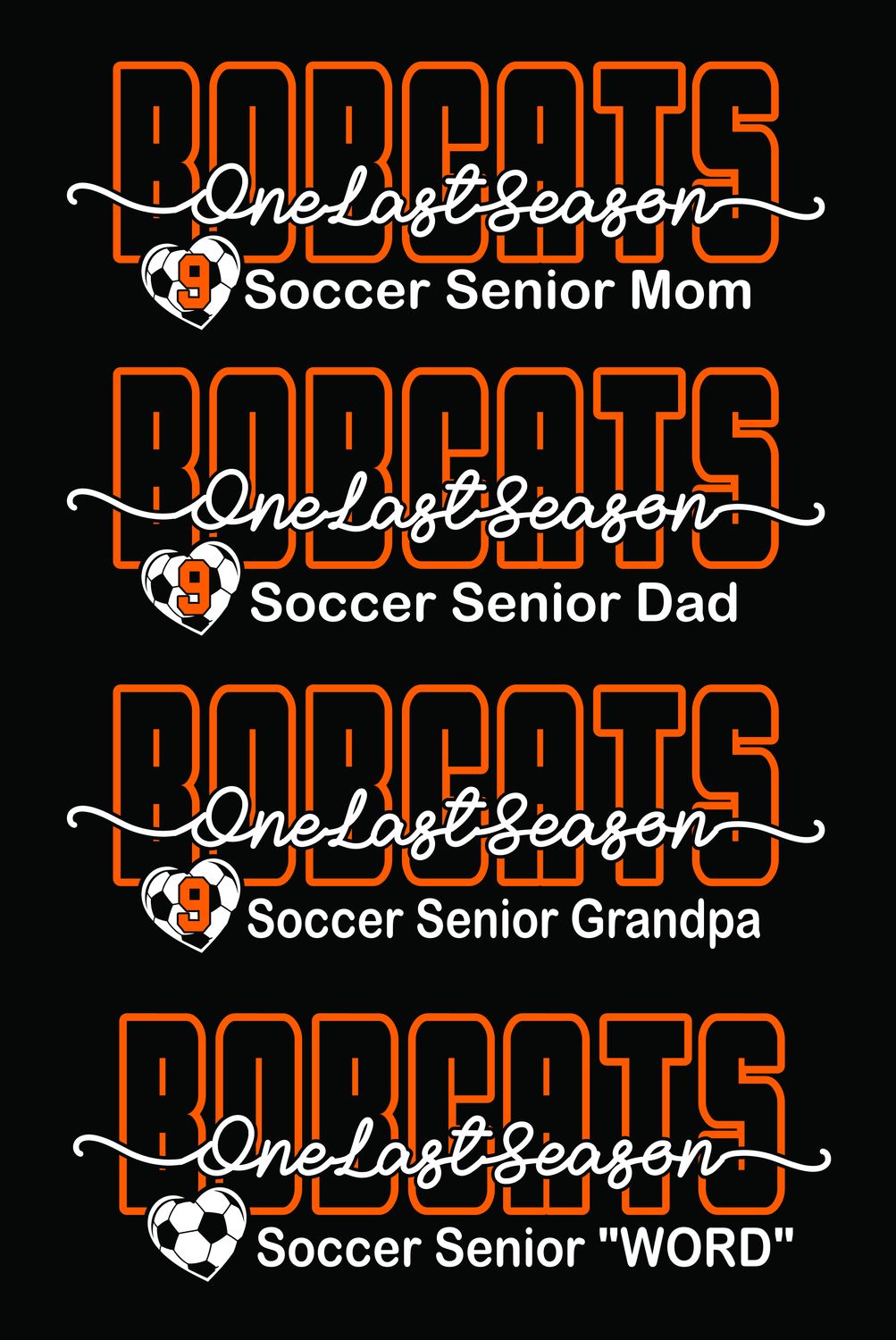 Bobcat Soccer Senior Tee