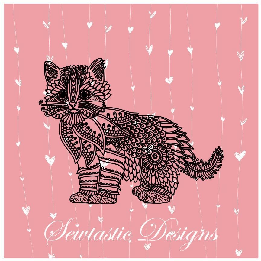 Download Cat Mandala Svg Cat Zentangle Svg Cat Svg Kitten Svg Mandala Svg Cut File Iron On Decal Cricut Silhouette Scanncut Many More