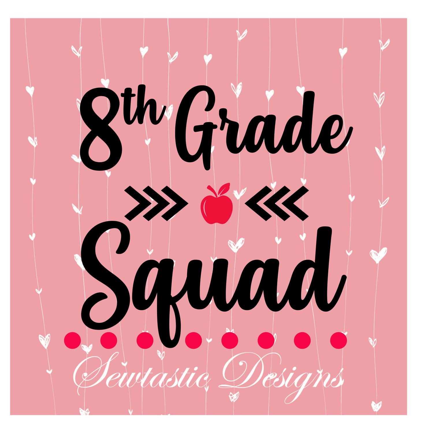 8th Grade Squad Svg 8th Grade Svg Squad Svg Princess Svg Cut File Iron On Decal Cricut Silhouette Scanncut Many More