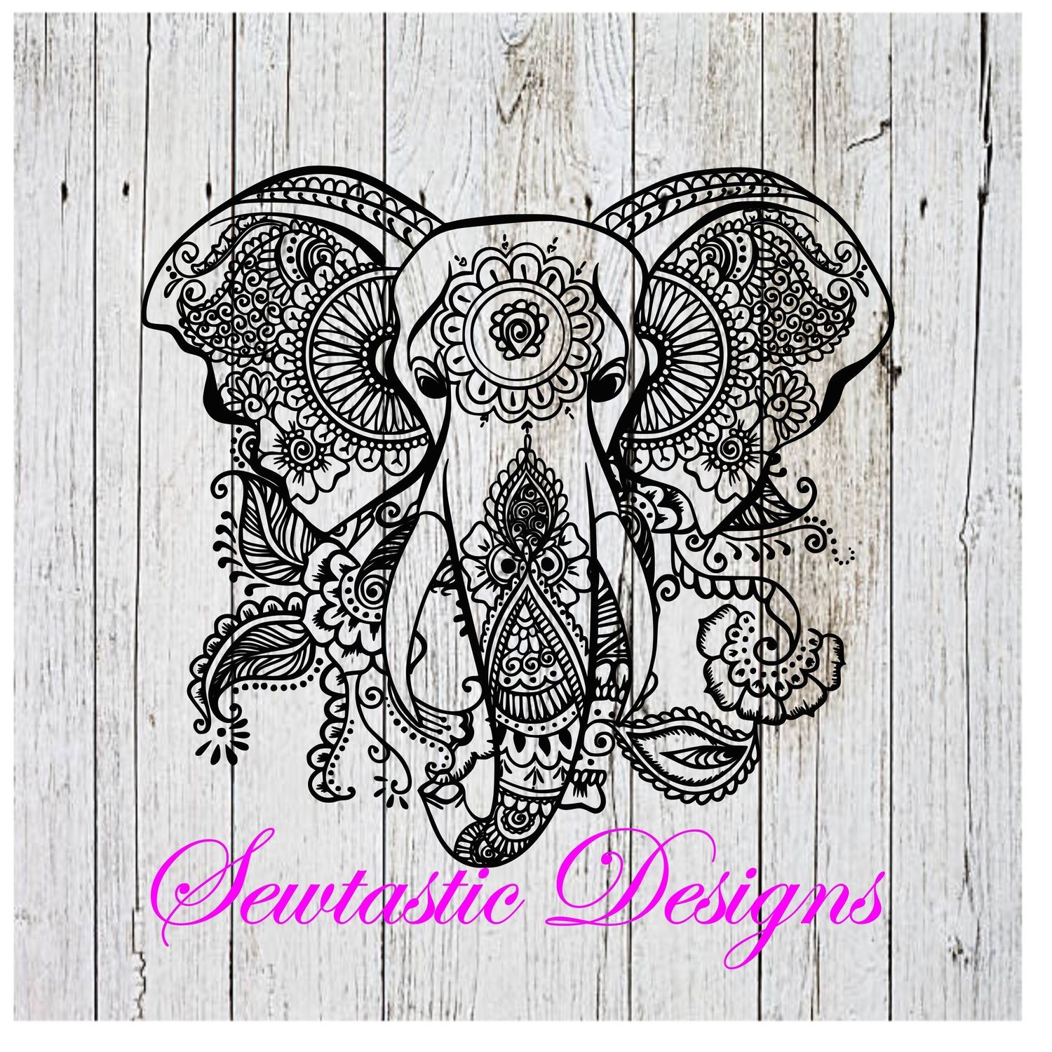 Free Free 212 Cricut Mandala Elephant SVG PNG EPS DXF File