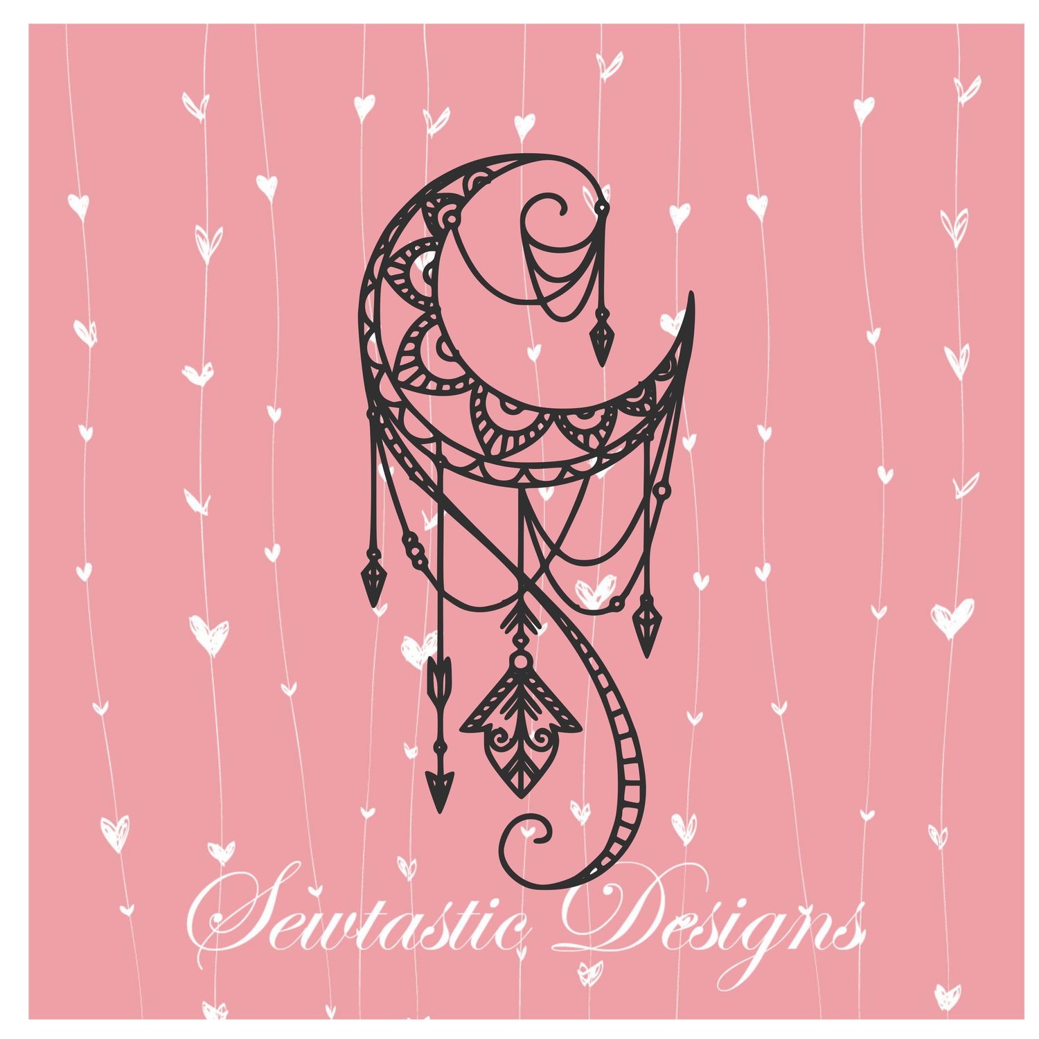 Moon Mandala Zentangle Svg Moon Mandala Svg Moon Zentangle Svg Moon Svg Mandla Svg Cut File Iron On Decal Cricut Silhouette Scanncut Many More