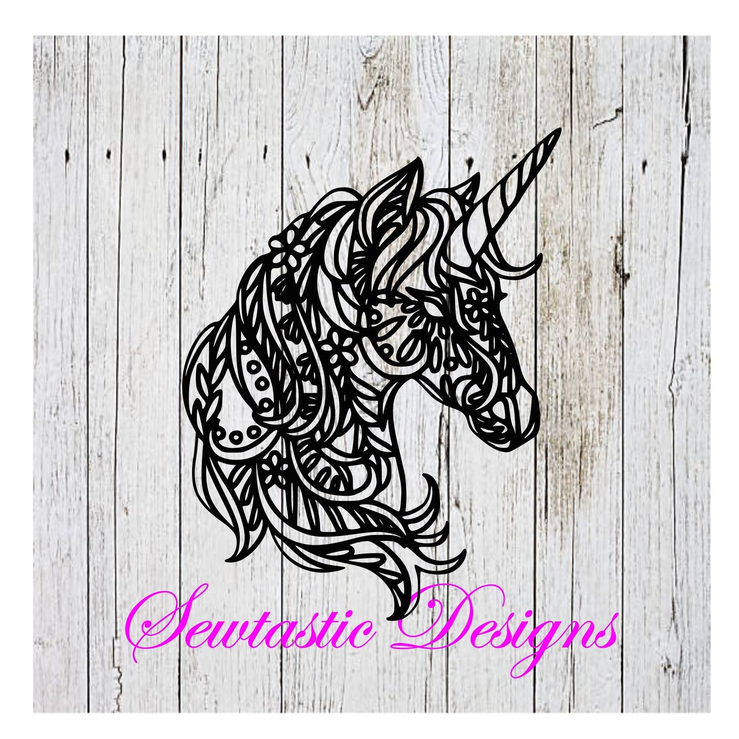 Download Unicorn Mandala Svg Unicorn Zentangle Svg Unicorn Svg Cut File Iron On Decal Cricut Silhouette Scanncut