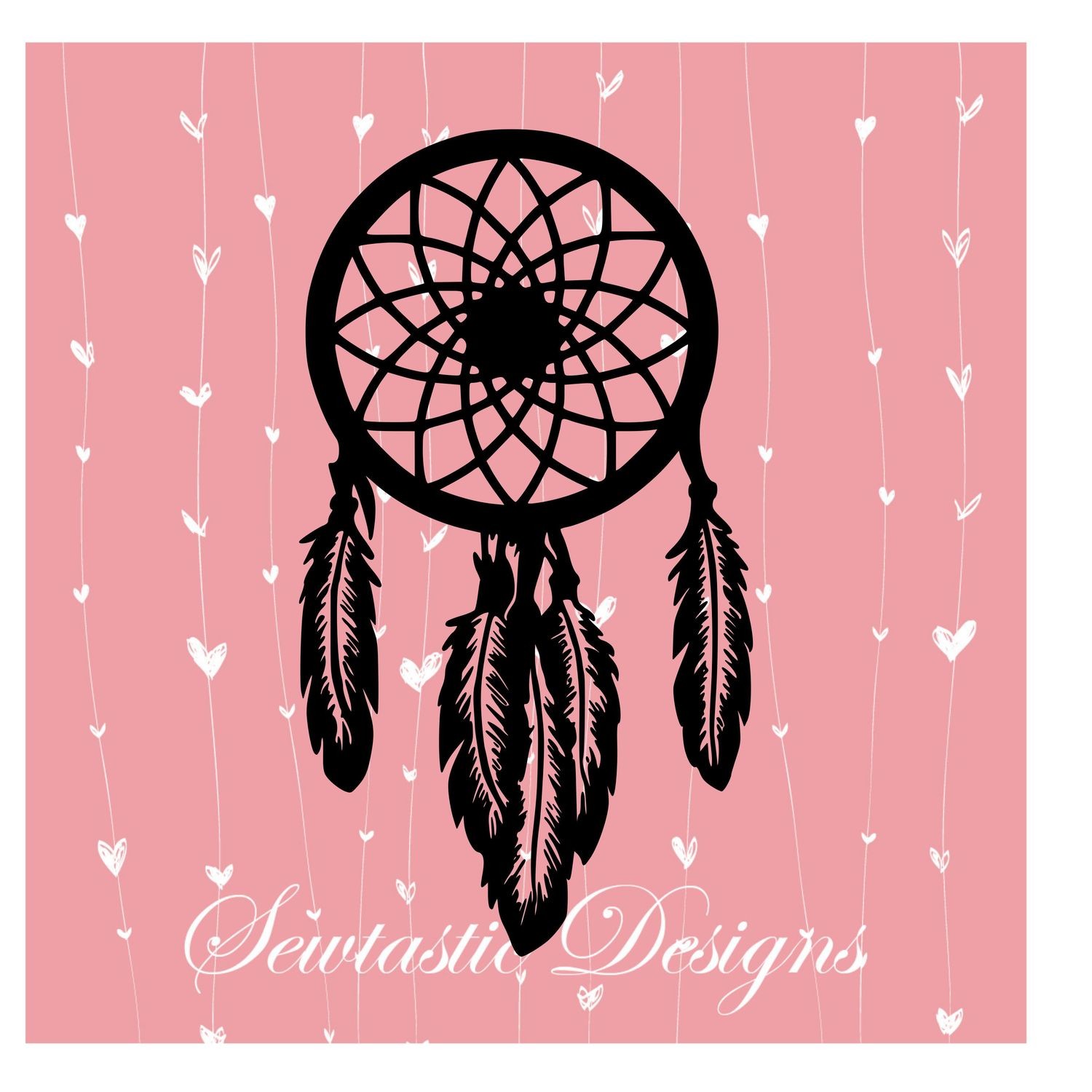 Dream Catcher SVG, Dreamcatcher SVG, Zentangle SVG, Cut File, Iron On,  Decal, Cricut, Silhouette, ScanNCut & Many More