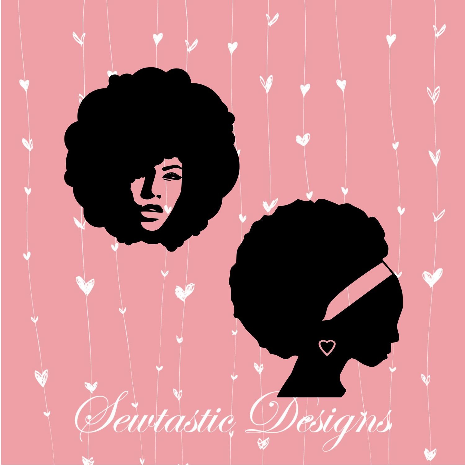 Download Black Girl Svg Black Woman Svg African Woman Svg Woman Svg Cut File Iron On Decal Cricut Silhouette Scanncut Many More