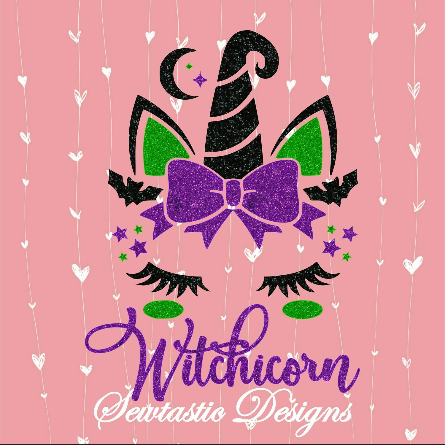 Witchicorn SVG, Witch SVG, Unicorn SVG, Halloween SVG, Cut File, Iron On, Decal, Cricut, Silhouette, ScanNCut &amp; Many More
