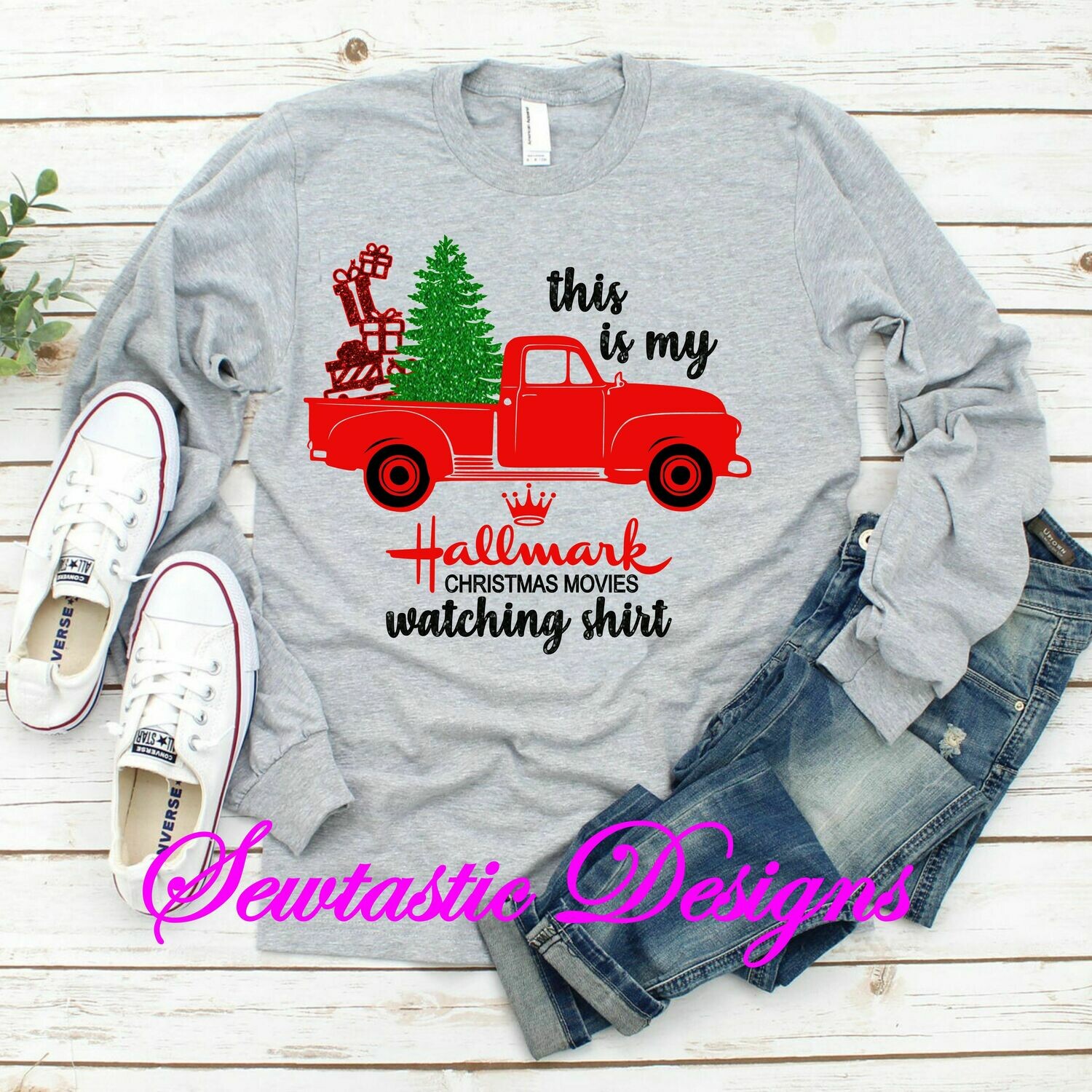 Download This Is My Hallmark Christmas Movies Watching Shirt Svg Hallmark Svg Movies Svg Truck Svg Cut