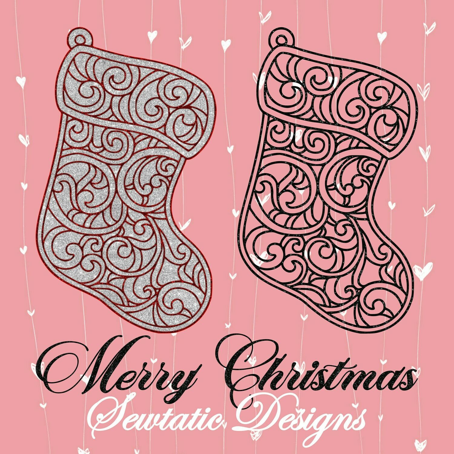 Download Merry Christmas Stocking Svg Christmas Stocking Svg Christmas Svg Stocking Svg Cut File Iron On Decal Cricut Silhouette Scanncut Many More