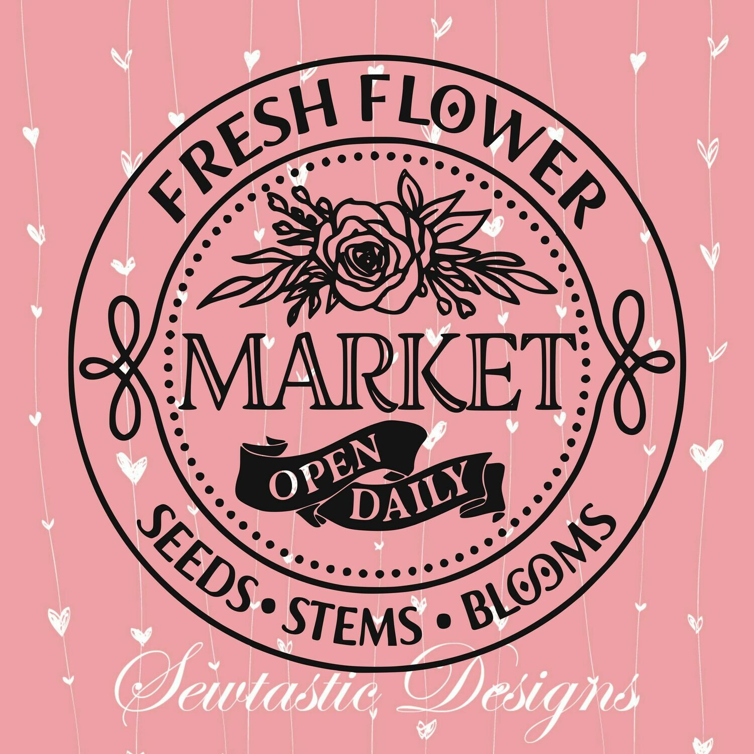 Download Fresh Flower Market Svg Flower Svg Market Svg Flower Market Svg Cut File Iron On Decal Cricut Silhouette Scanncut Many More PSD Mockup Templates