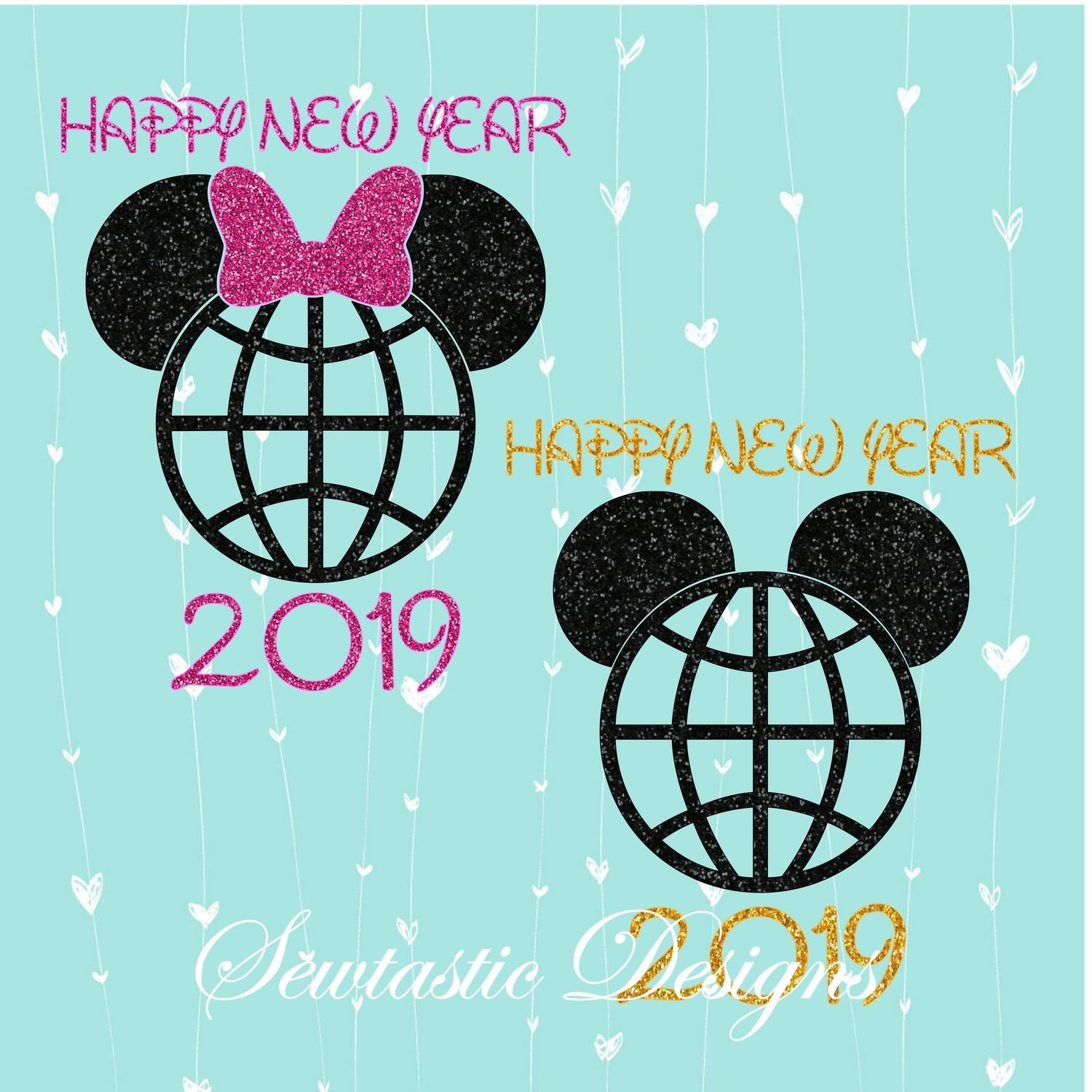 Download 2019 Disney New Year Svg Cut File 2019 Svg Disney Svg New Year Svg Iron On Decal Cricut Silhouette Scanncut Many More