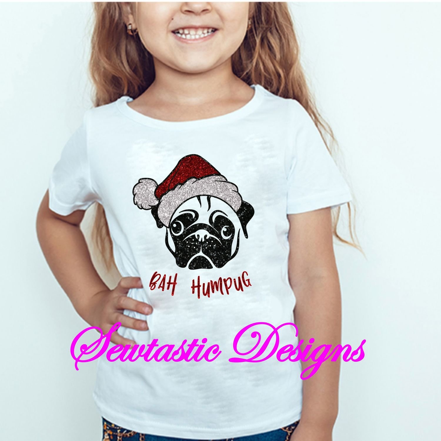 Download Bah Hum Pug Svg Pug Svg Christmas Svg Cut File Iron On Decal Cricut Silhouette Scanncut