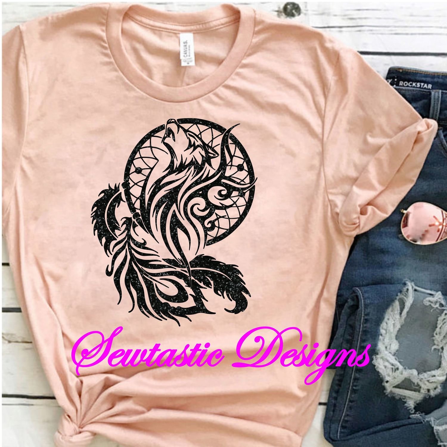 Download Wolf Mandala Zentangle Svg Cut File Iron On Decal Cricut Silhouette Scanncut Many More PSD Mockup Templates