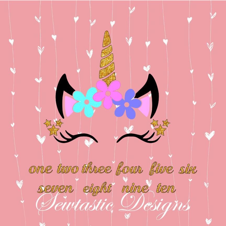 Download Birthday Unicorn Svg Birthday Svg Unicorn Svg Cut File Iron On Decal Cricut Silhouette Scanncut Many More