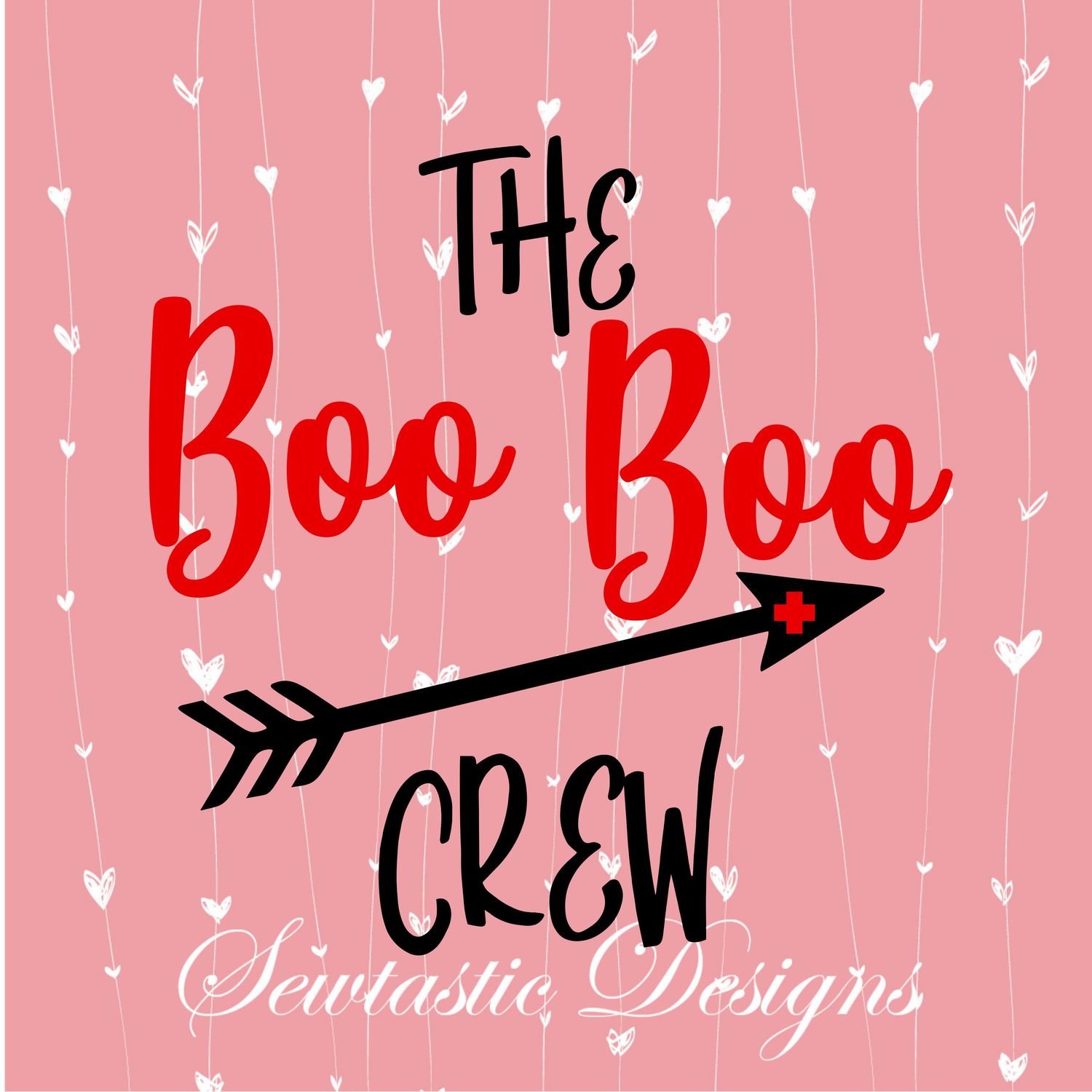 The Boo Boo Crew SVG, Boo Boo SVG, Crew SVG, Cut File, Iron On, Decal, Cricut, Silhouette, ScanNCut &amp; Many More