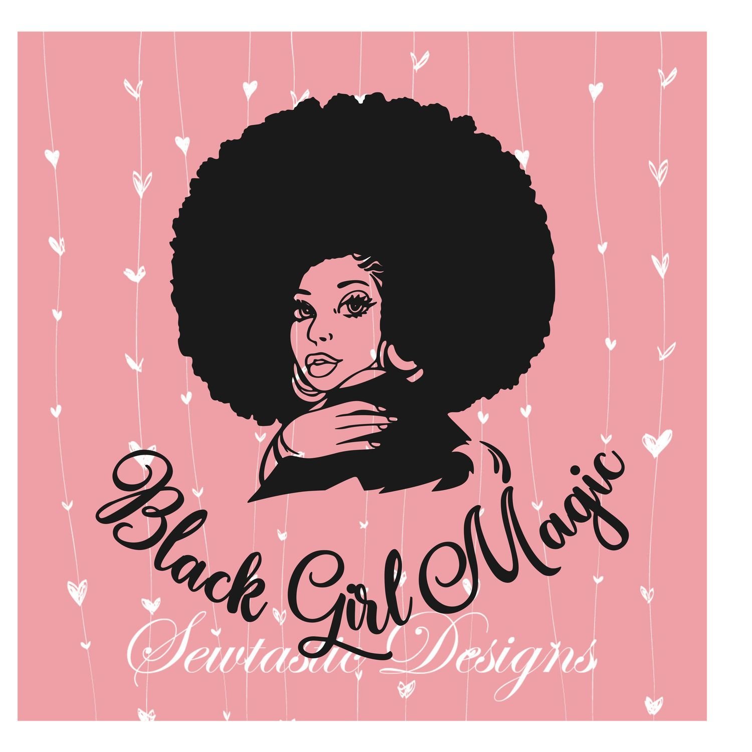 Download Black Girl Magic Svg Black Girl Svg Black Lady Svg Afro Svg Cut File Iron On Decal Cricut Silhouette Scanncut Many More
