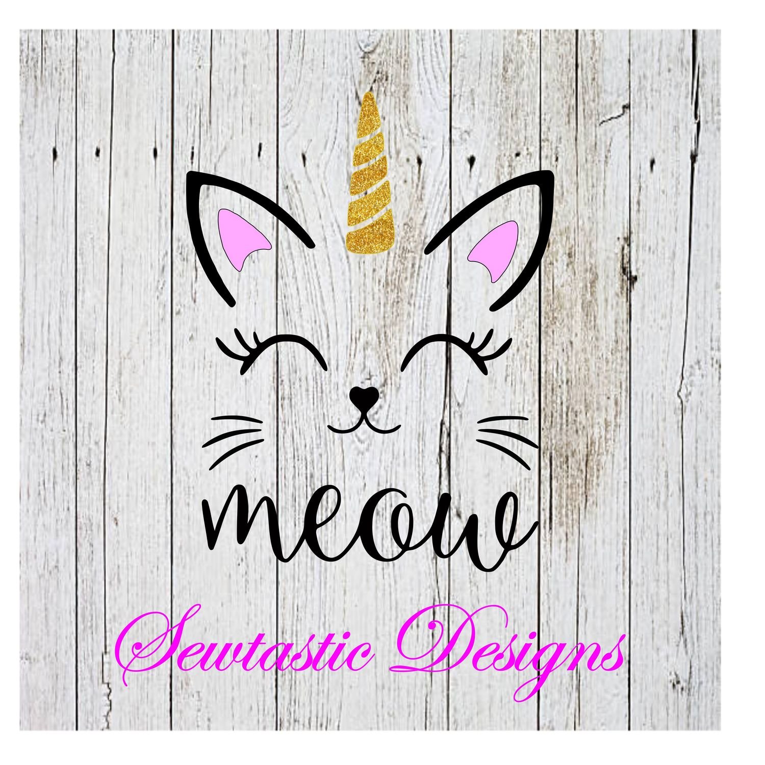 Download Caticorn Svg Cat Svg Unicorn Svg Cut File Iron On Decal Cricut Silhouette Scanncut Many