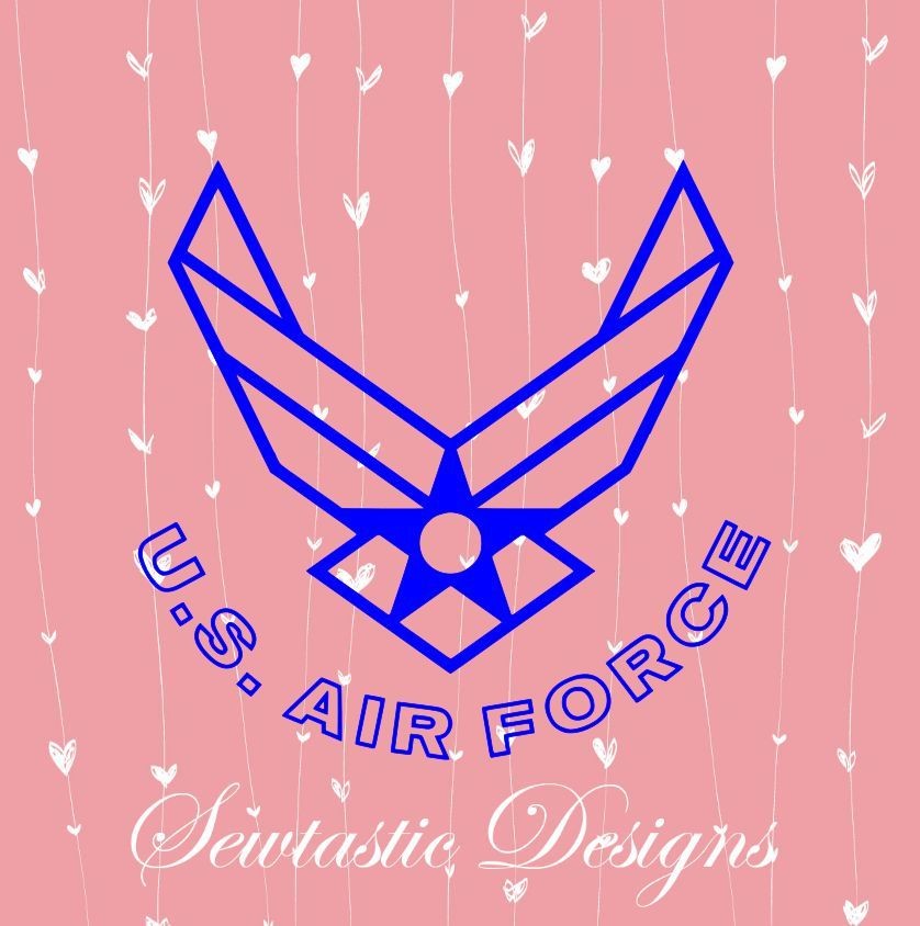 Download Us Airforce Svg Airforce Svg Military Svg Cut File Iron On Decal Cricut Silhouette Scanncut Many More