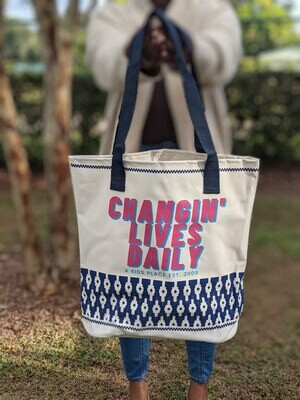 S&B Collection -Changin' Lives Daily Reusable Tote