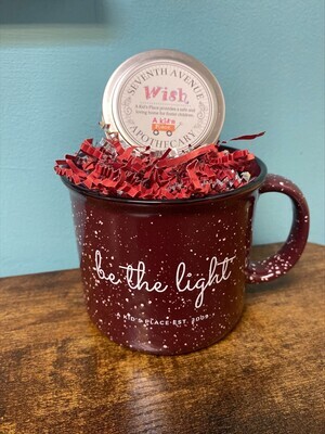 Mug Gift Set - Campfire Mug w/ Mini Tin Candle