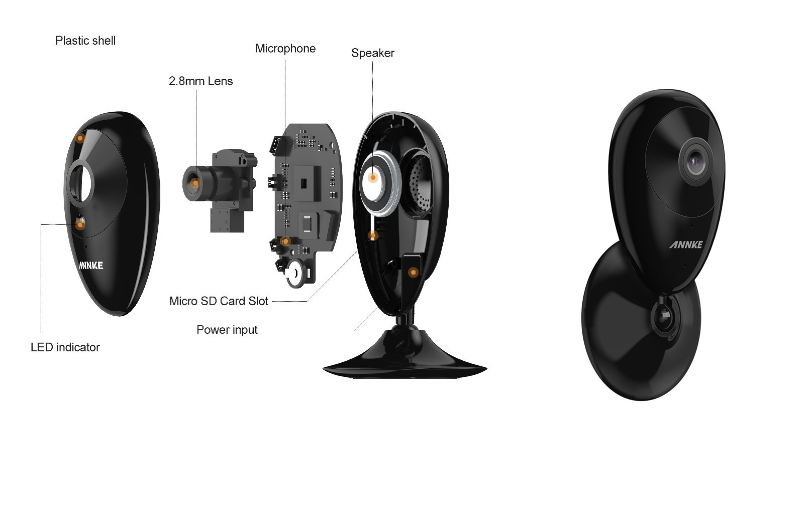 IP Camera ANNKE Nova S 1080P HD WiFi Wireless Security Camera