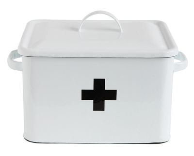 Enameled First Aid Box