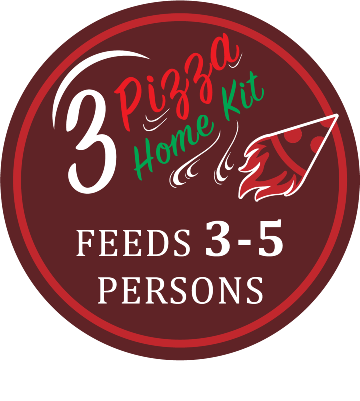 3-Pizza Kit (Customise with your favourite toppings)