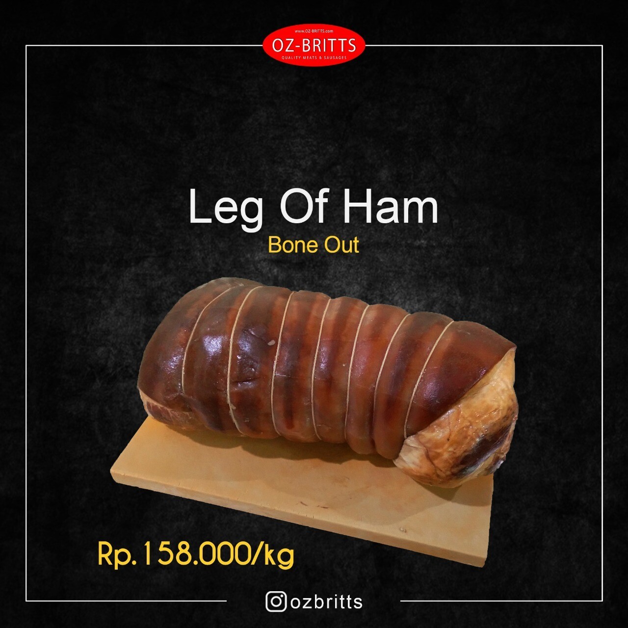 Leg Ham - Bone Out