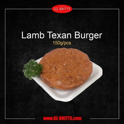 Lamb Texan Burger (150g) - Price Each