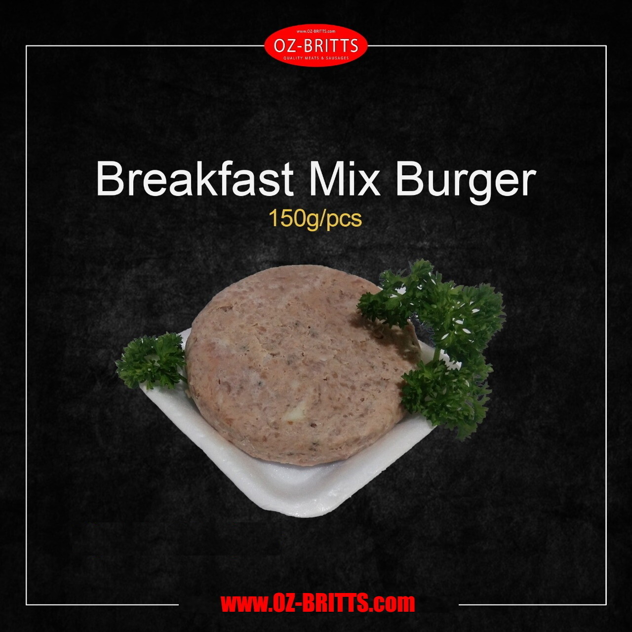 Breakfast Burger (150g) - Price Each