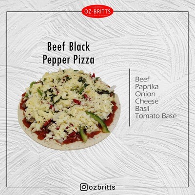 Pizza - Beef & Black Pepper