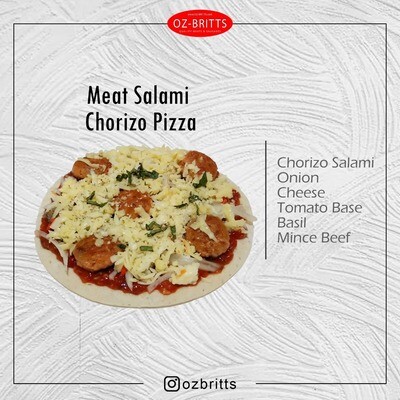 Pizza - Meat Salami & Chorizo