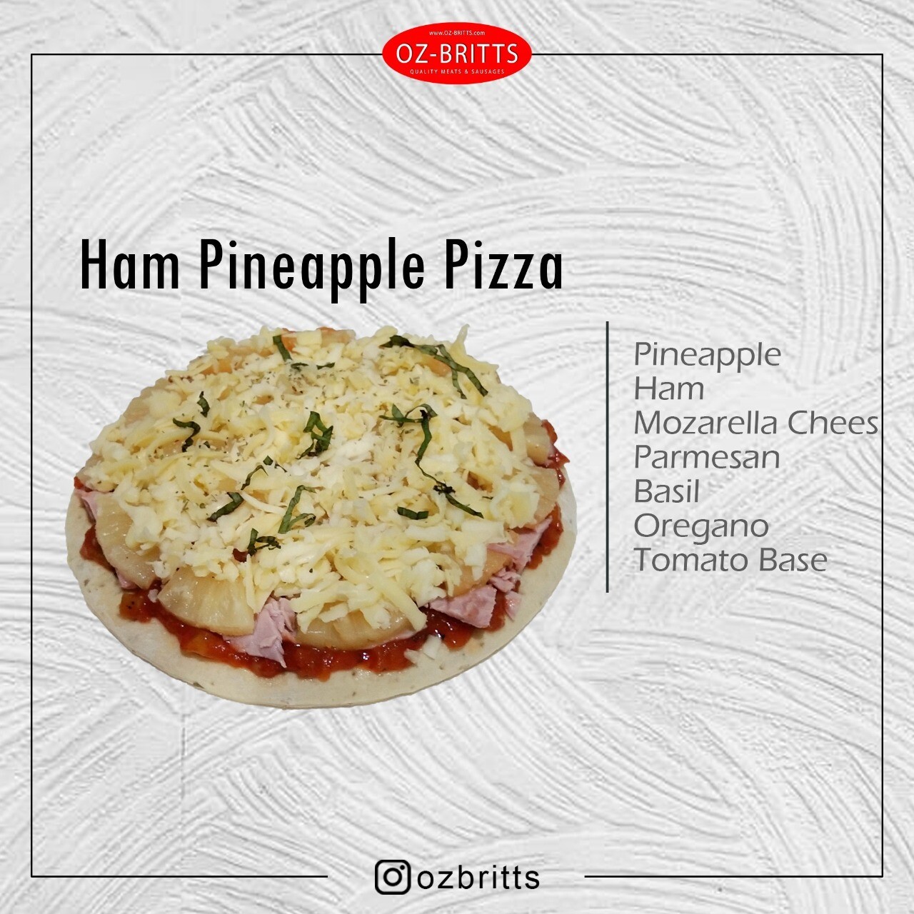 Pizza - Ham &amp; Pineapple