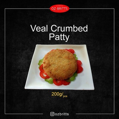 Veal Crumbed Patty 200g