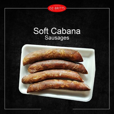 Soft Cabana Smoked Sausage (Pork & Beef) 500g Packet
