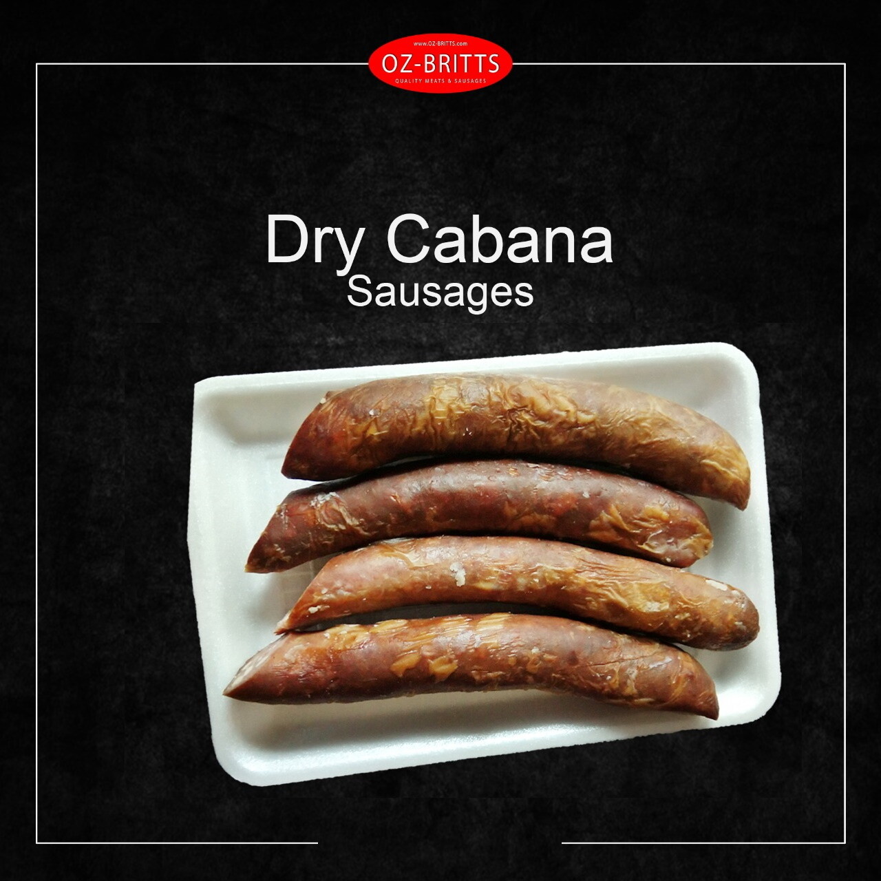 Dry Cabana Smoked Sausage (Pork &amp; Beef) 500g Packet
