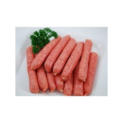 BBQ Beef Sausages - 500gm Pkt (Priced per kilo)