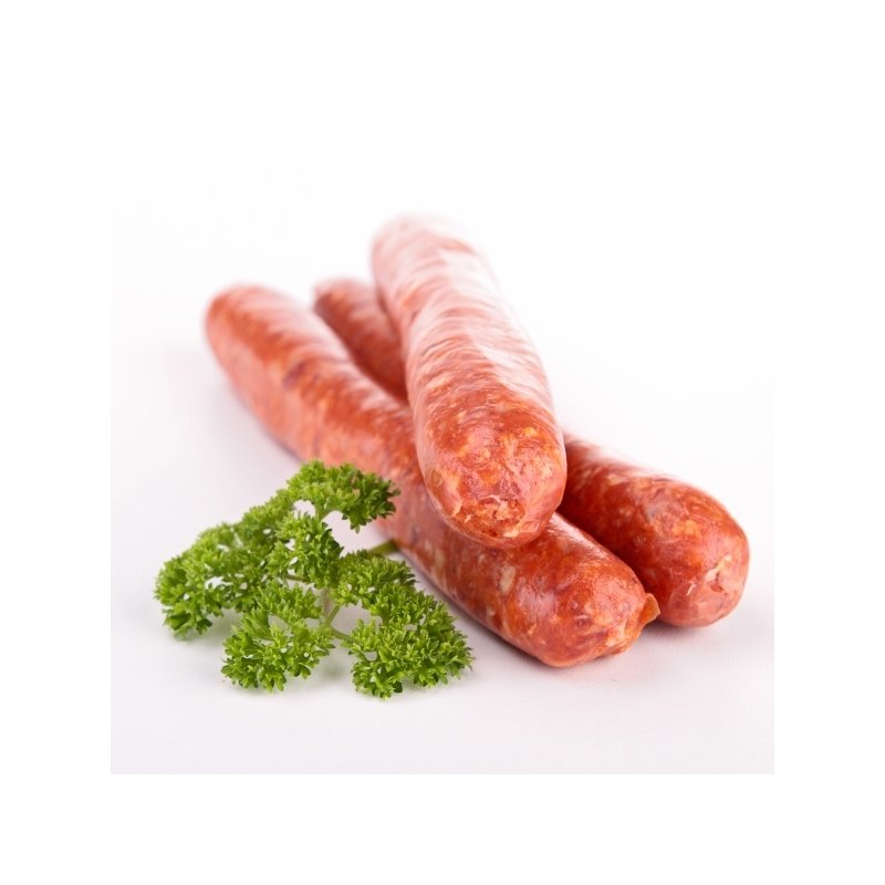 Tomato &amp; Onion Sausages - 500gm Pkt (Priced per kilo)
