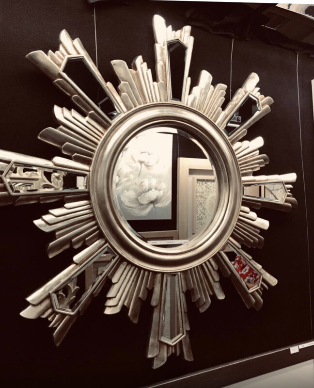 AF012 Sun Burst mirrored mirror