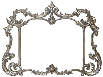 AF007AS Antique silver or gold classic mirror AF007AS Antique silver or gold classic mirror