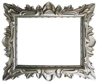 AF010 Ornate silver mirror AF010 Ornate silver mirror