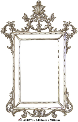 AF027 Silver ornate framed mirror AF027 Silver ornate framed mirror