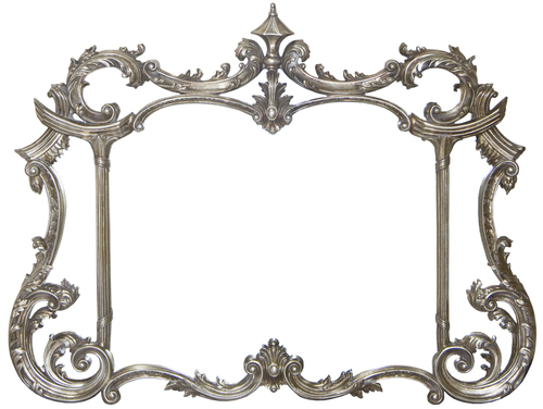 AF007AS Antique silver or gold classic mirror