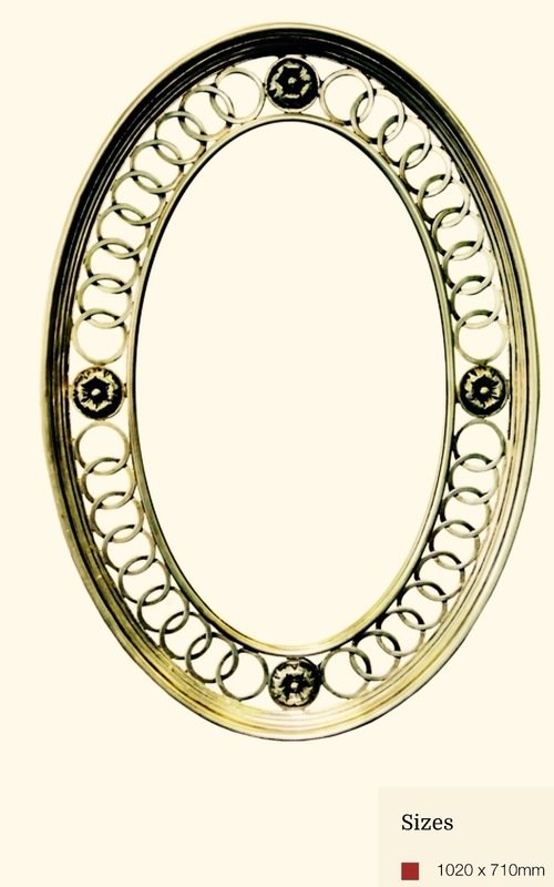 AF033 Oval antique silver mirror AF033 Oval antique silver mirror