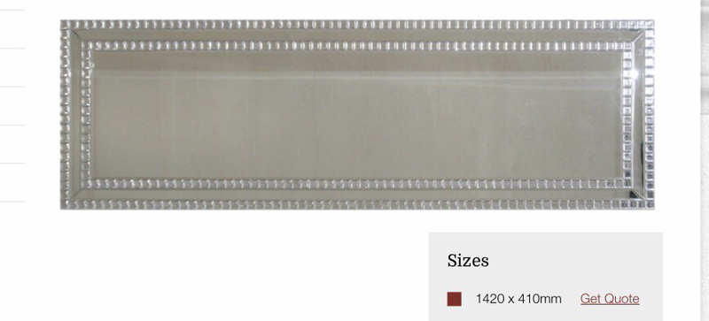 MC003 Mirror framed mirror with stud detail MC003 Mirror framed mirror with stud detail