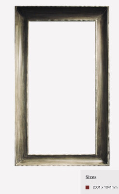 ZS074 Bronzed rectangular contemporary mirror