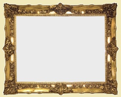 CF098 Classical ornate gold/white/silver mirror