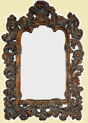 CFO46 Dark gold ornate mirror CFO46 Dark gold ornate mirror