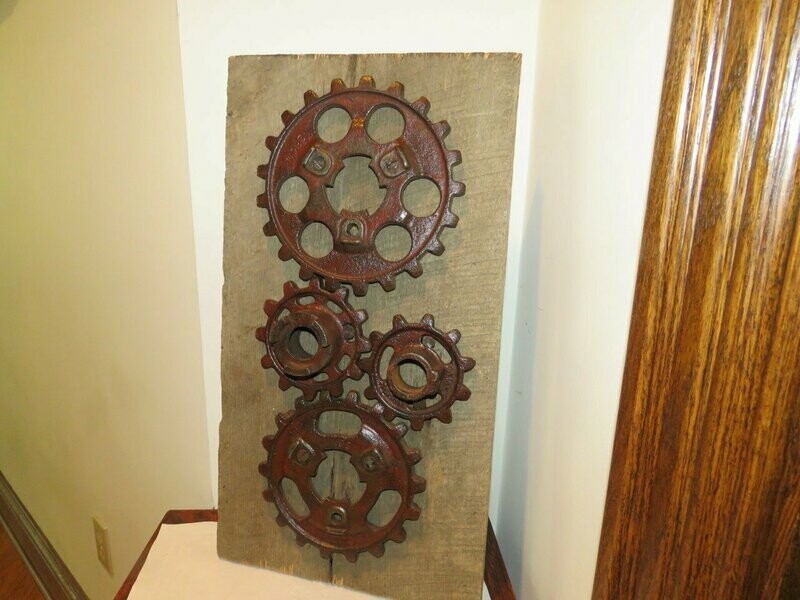 Antique Gear Plaque